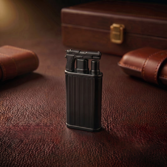 𝐋𝐮𝐱𝐮𝐫𝐲 𝐏𝐢𝐬𝐭𝐨𝐥 𝐇𝐞𝐚𝐝 𝐃𝐮𝐚𝐥-𝐅𝐥𝐚𝐦𝐞 𝐋𝐢𝐠𝐡𝐭𝐞𝐫 - 𝐌𝐞𝐭𝐚𝐥 𝐉𝐞𝐭 𝐓𝐨𝐫𝐜𝐡 & 𝐒𝐨𝐟𝐭 𝐅𝐥𝐚𝐦𝐞 𝐋𝐢𝐠𝐡𝐭𝐞𝐫