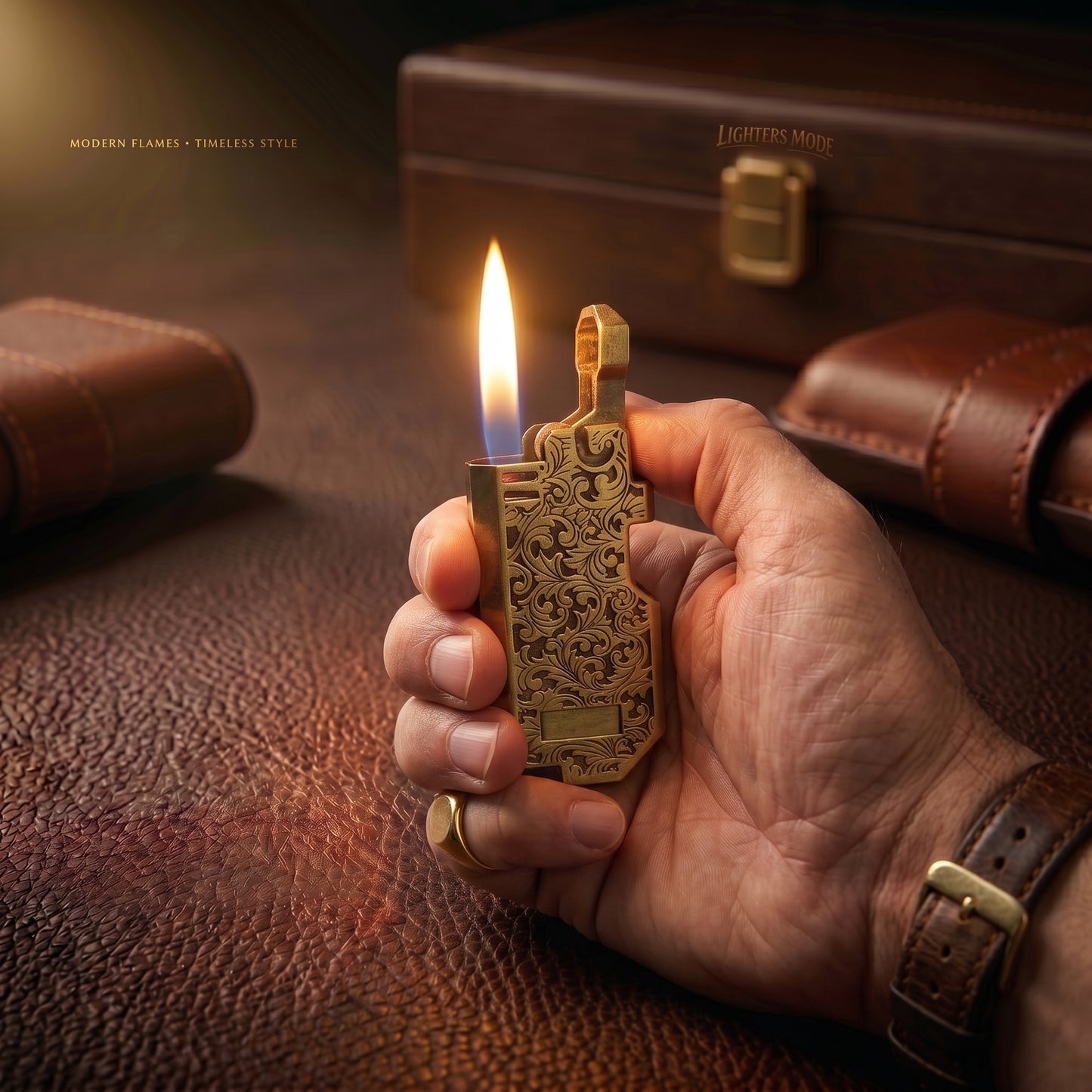𝐕𝐢𝐧𝐭𝐚𝐠𝐞 𝐀𝐧𝐭𝐢𝐪𝐮𝐞 𝐁𝐫𝐚𝐬𝐬 𝐅𝐥𝐨𝐫𝐚𝐥 𝐑𝐞𝐥𝐢𝐞𝐟 𝐋𝐢𝐠𝐡𝐭𝐞𝐫 - 𝐄𝐧𝐠𝐫𝐚𝐯𝐞𝐝 𝐌𝐞𝐭𝐚𝐥 𝐒𝐨𝐟𝐭 𝐅𝐥𝐚𝐦𝐞 𝐋𝐢𝐠𝐡𝐭𝐞𝐫