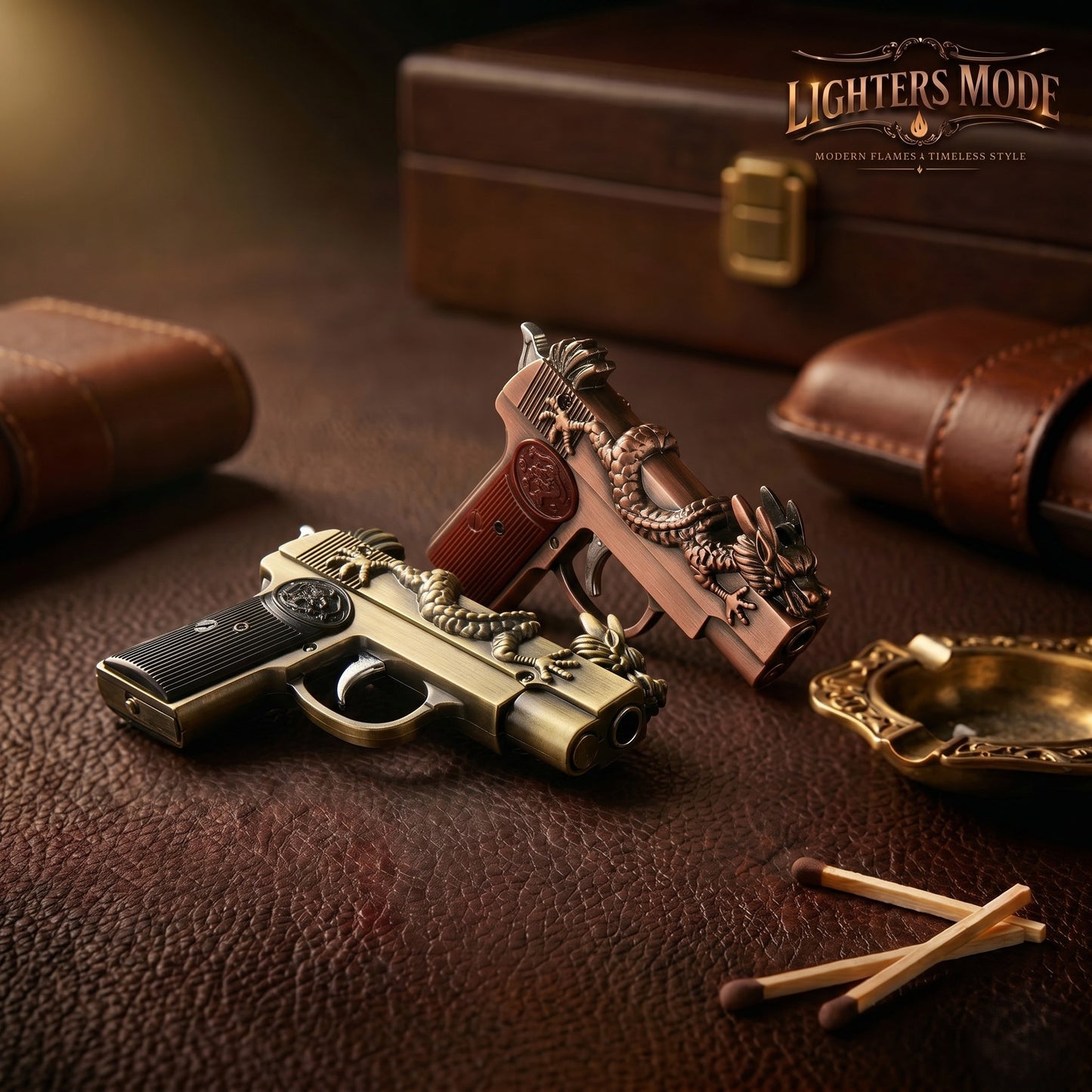 𝐏𝐫𝐞𝐦𝐢𝐮𝐦 𝐃𝐫𝐚𝐠𝐨𝐧 𝐄𝐧𝐠𝐫𝐚𝐯𝐞𝐝 𝐏𝐢𝐬𝐭𝐨𝐥 𝐋𝐢𝐠𝐡𝐭𝐞𝐫 - 𝐕𝐢𝐧𝐭𝐚𝐠𝐞 𝐑𝐞𝐟𝐢𝐥𝐥𝐚𝐛𝐥𝐞 𝐆𝐮𝐧 𝐓𝐨𝐫𝐜𝐡 𝐋𝐢𝐠𝐡𝐭𝐞𝐫