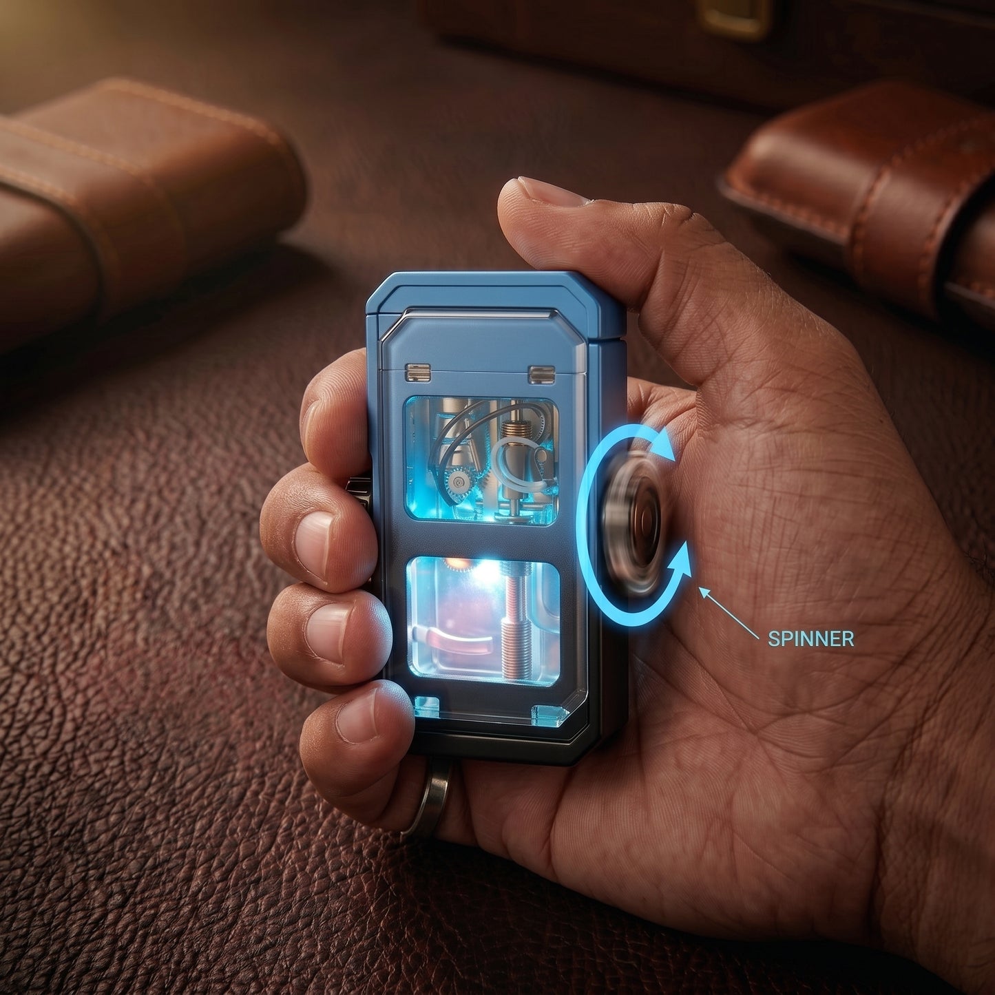 𝐂𝐲𝐛𝐞𝐫𝐩𝐮𝐧𝐤 𝐓𝐫𝐚𝐧𝐬𝐩𝐚𝐫𝐞𝐧𝐭 𝐒𝐤𝐞𝐥𝐞𝐭𝐨𝐧 𝐓𝐨𝐫𝐜𝐡 - 𝐈𝐥𝐥𝐮𝐦𝐢𝐧𝐚𝐭𝐞𝐝 𝐋𝐄𝐃 𝐋𝐢𝐠𝐡𝐭𝐞𝐫 & 𝐃𝐮𝐚𝐥 𝐒𝐢𝐝𝐞 𝐅𝐢𝐝𝐠𝐞𝐭 𝐒𝐩𝐢𝐧𝐧𝐞𝐫𝐬
