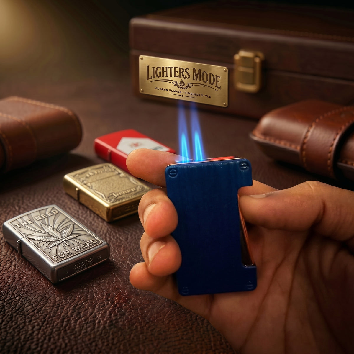 𝐄𝐱𝐞𝐜𝐮𝐭𝐢𝐯𝐞 𝐁𝐫𝐮𝐬𝐡𝐞𝐝 𝐃𝐮𝐚𝐥 𝐉𝐞𝐭 𝐋𝐢𝐠𝐡𝐭𝐞𝐫 - 𝐒𝐢𝐥𝐯𝐞𝐫 𝐒𝐢𝐝𝐞 𝐈𝐠𝐧𝐢𝐭𝐢𝐨𝐧 𝐓𝐨𝐫𝐜𝐡