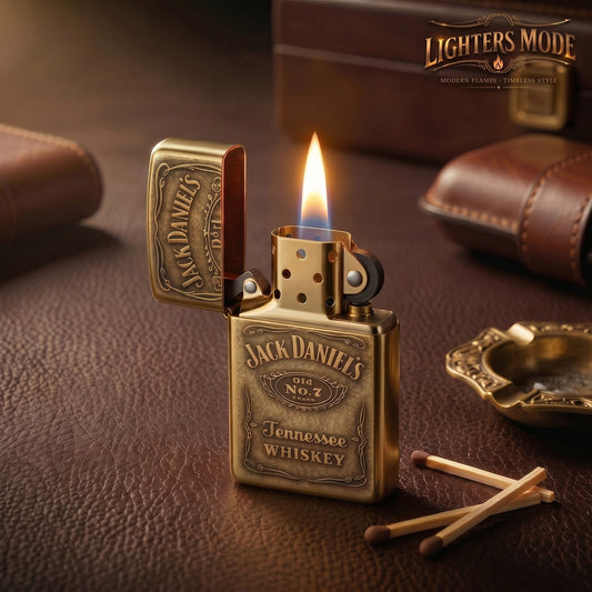 𝐉𝐚𝐜𝐤 𝐃𝐚𝐧𝐢𝐞𝐥'𝐬 𝐆𝐚𝐬 𝐋𝐢𝐠𝐡𝐭𝐞𝐫 - 𝐖𝐢𝐧𝐝𝐩𝐫𝐨𝐨𝐟 𝐅𝐥𝐢𝐩-𝐓𝐨𝐩 𝐋𝐢𝐠𝐡𝐭𝐞𝐫
